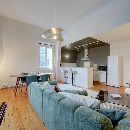 Apartamento Avec Chambre, Parking, Bureau, Wifi Tours